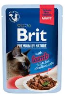 BRIT Premium Cat Delicate Fillets in Gravy with Lamb Sterilised 85g (1)