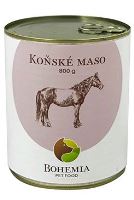 BOHEMIA Koňské maso ve vlastní šťávě 800g BOHEMIA Koňské maso ve vlastní šťávě 800g