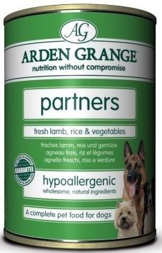 Arden Grange konzerva Partners Dog Lamb Rice 395g