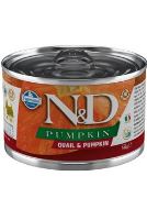 N&D DOG PUMPKIN Adult Quail & Pumpkin Mini 140g (1)