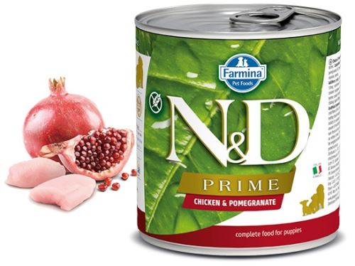 N&D DOG PRIME Puppy Chicken & Pomegranate 285g - EXP 03/2022