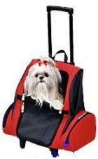 Transportní batoh na kolečkách pro psa 35x26x42 (do 10kg)