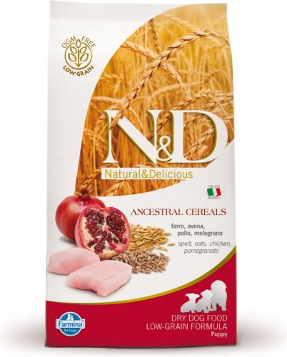 N&D Low Grain DOG Puppy Chicken & Pomegranate 800g