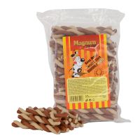 Magnum kroucená tyčka 12,5cm (50ks) BROWN/WHITE (3)