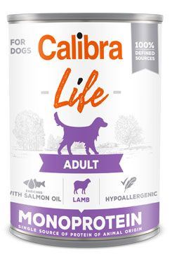 Calibra Dog Life  konzerva Adult Lamb 400g