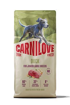 Carnilove True Fresh Dog Duck for Junior L 12kg