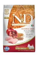 N&D Low Grain DOG Adult Mini Chicken & Pomegranate 7kg (1)