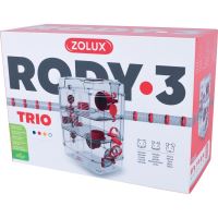 Klec křeček Rody 3 TRIO červená 41x27x53cm Zolux (4)