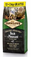 CARNILOVE Duck &amp; Pheasant for Adult 12+2kg ZDARMA