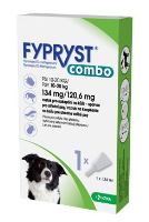 Fypryst combo spot-on 134/120,6mg pes střední 1 pip Fypryst combo spot-on 134/120,6mg pes střední 1 pip