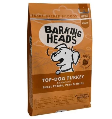 BARKING HEADS Top Dog Turkey 12kg - POŠKOZENÉ