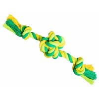 HIP HOP bavlněný míč se 2 rameny 22cm/80g limetková, zelená (1)