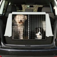 Cestovní box s kovovou mřížkou 100x71x80cm (VW Passat var.), Trixie (7)