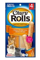Churu Cat Rolls Chicken wraps&Chicken cream 4x10g Churu Cat Rolls Chicken wraps&Chicken cream 4x10g