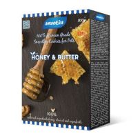 SMOOKIES Premium HONEY -  medové sušenky 100% human grade, 200g (1)