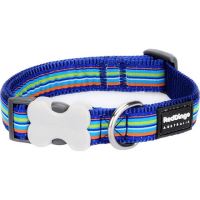 Obojek RD 12 mm x 20-32 cm - Horizontal Stripes Navy (216869660)