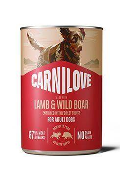 Carnilove Dog Can Paté Made with Lamb & Wild Boar 400g