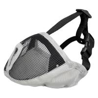 Náhubek pro krátkonosá plemena, polyester M 40cm, šedý (1)