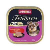 ANIMONDA paštika Vom Feinsten MINI Junior - krůta, telecí, jablko  pro psy 100 g (1)