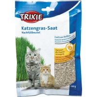 Biograss tráva s vitamíny pro kočky 100g, Trixie