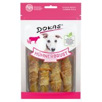 Dokas - Rolky z hovězí kůže obalené kuřecím 90g (1)