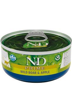 N&D CAT PRIME Adult Boar & Apple 80g
