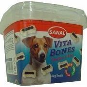 SANAL Vita Bones - poloměkké kostičky kuře, hovězí 100g