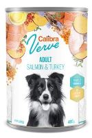 Calibra Dog Verve konzerva GF Adult Salmon&Turkey 400g (1)