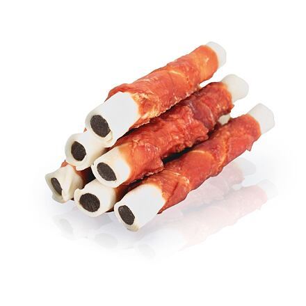 KIDDOG BUFFET ROLLER s kachními prsy plněný kuřecími játry, 17cm/60g, 1ks