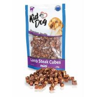 KIDDOG mini kostičky z jehněčího masíčka 80g (1)
