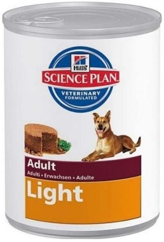 Hill's Canine Adult Light konzerva kuřecí 370g