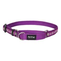 Obojek polostahovací RD - Daisy Chain Purple (216868615)