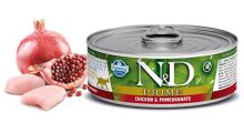 N&D CAT PRIME Adult Chicken & Pomegranate 80g (3)