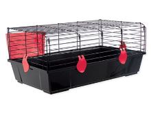Klec SMALL ANIMAL Michal černá s výbavou 100x55x39cm