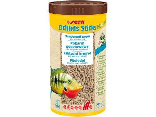 Sera Cichlids Sticks Nature 1l