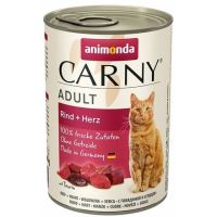 ANIMONDA konzerva CARNY Adult hovězí + srdíčka 400g (1)