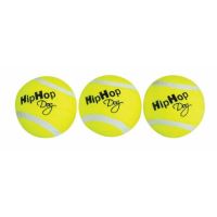 Tenisový míček pískací 5 cm HipHop Dog (3ks v balení) (1)