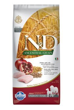 N&D Low Grain DOG Adult Medium/Large Chicken & Pomegranate 12kg
