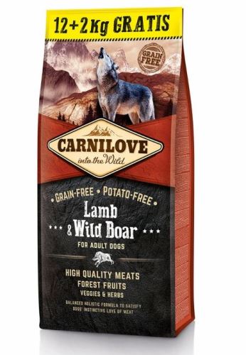 carnilove lamb 12+2kg