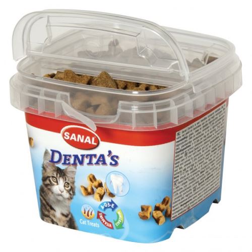 SANAL DENTA´S - snack na čištění zubů pro kočky 75g
