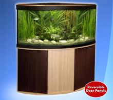 Akvárium Fluval Venezia 350 black/light oak  komplet se skříňkou (1)