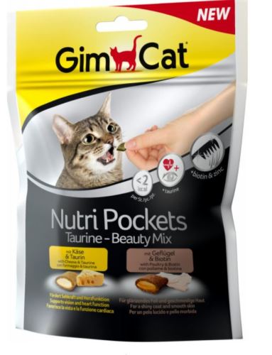 Gimcat Nutri Pockets Taurine-Beauty Mix 150g