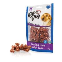 KIDDOG jehněčí maso s rýží MINI kostičky 80g KIDDOG jehněčí maso s rýží MINI kostičky 80g