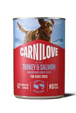 Carnilove Dog Can Paté Made with Salmon & Turkey 400g