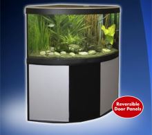Akvárium Fluval Venezia 350 black/silver komplet se skříňkou (1)
