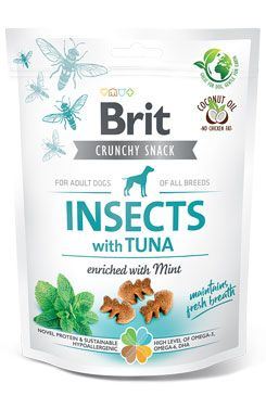 Brit Care Dog Crunchy Cracker Insects with Tuna enriched with Mint 200g
