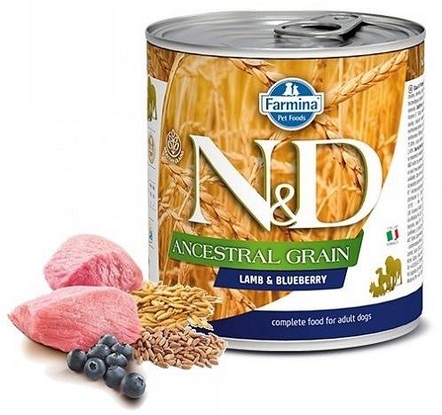 N&D DOG Low Grain Adult Lamb & Blueberry 285g