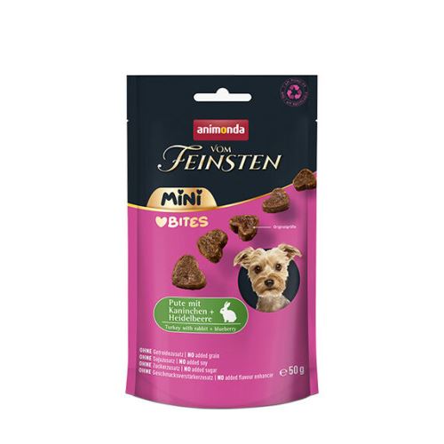 ANIMONDA VF Mini Bites pamlsky - krůta, králík, borůvky 50g