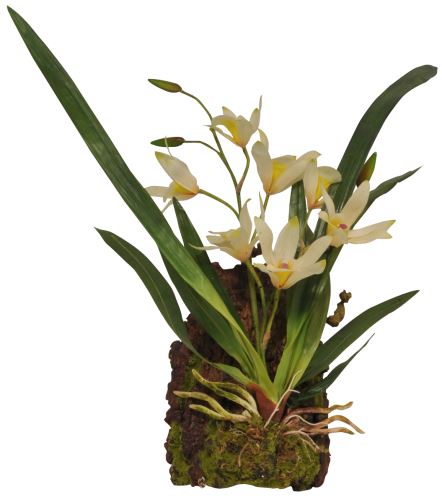 Lucky Reptile Závěsná orchidej - bílá cca 20x30cm