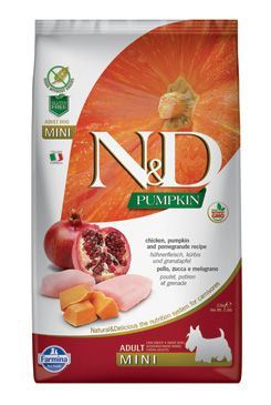 N&D Grain Free Pumpkin DOG Adult Mini Chicken & Pomegranate 2,5kg